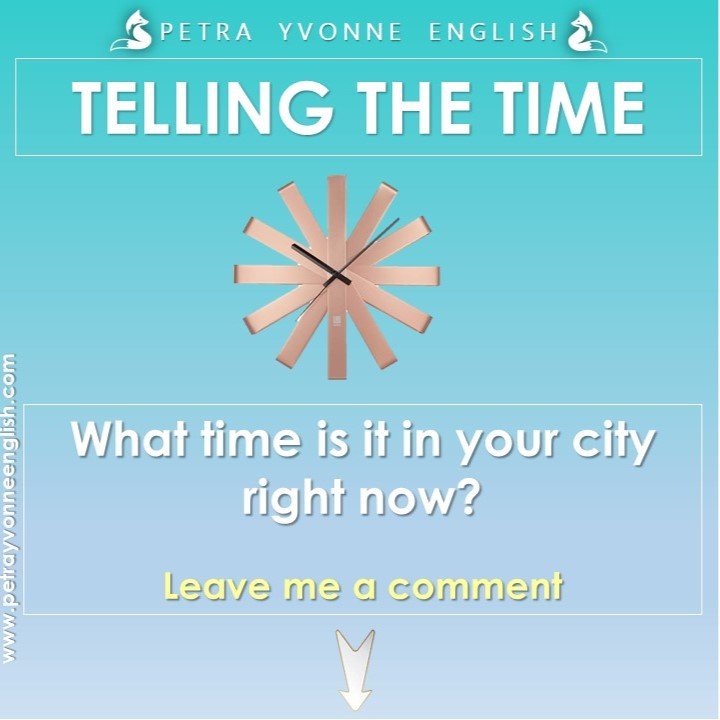 telling the time 4